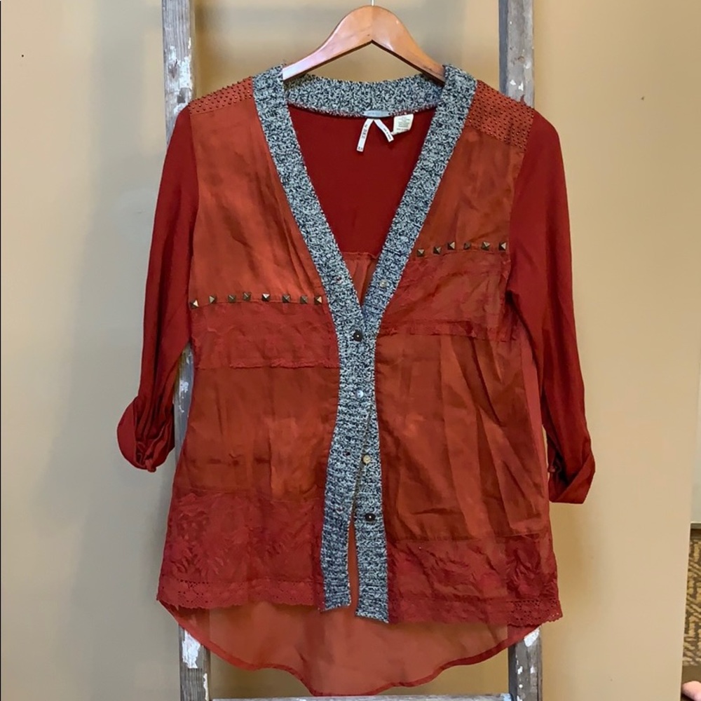 Blue boutique cardigan